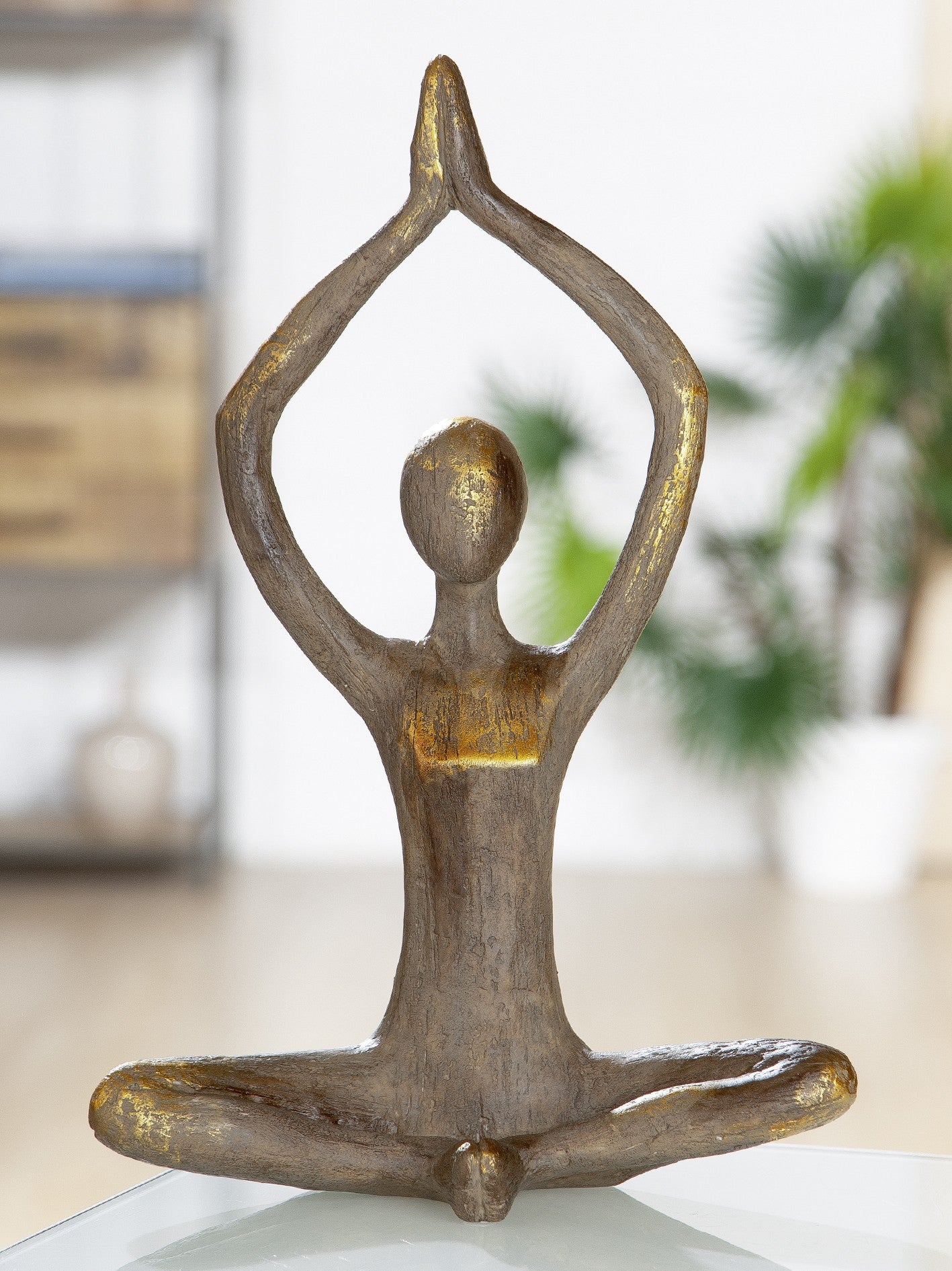 Yoga Figuren in Holzoptik