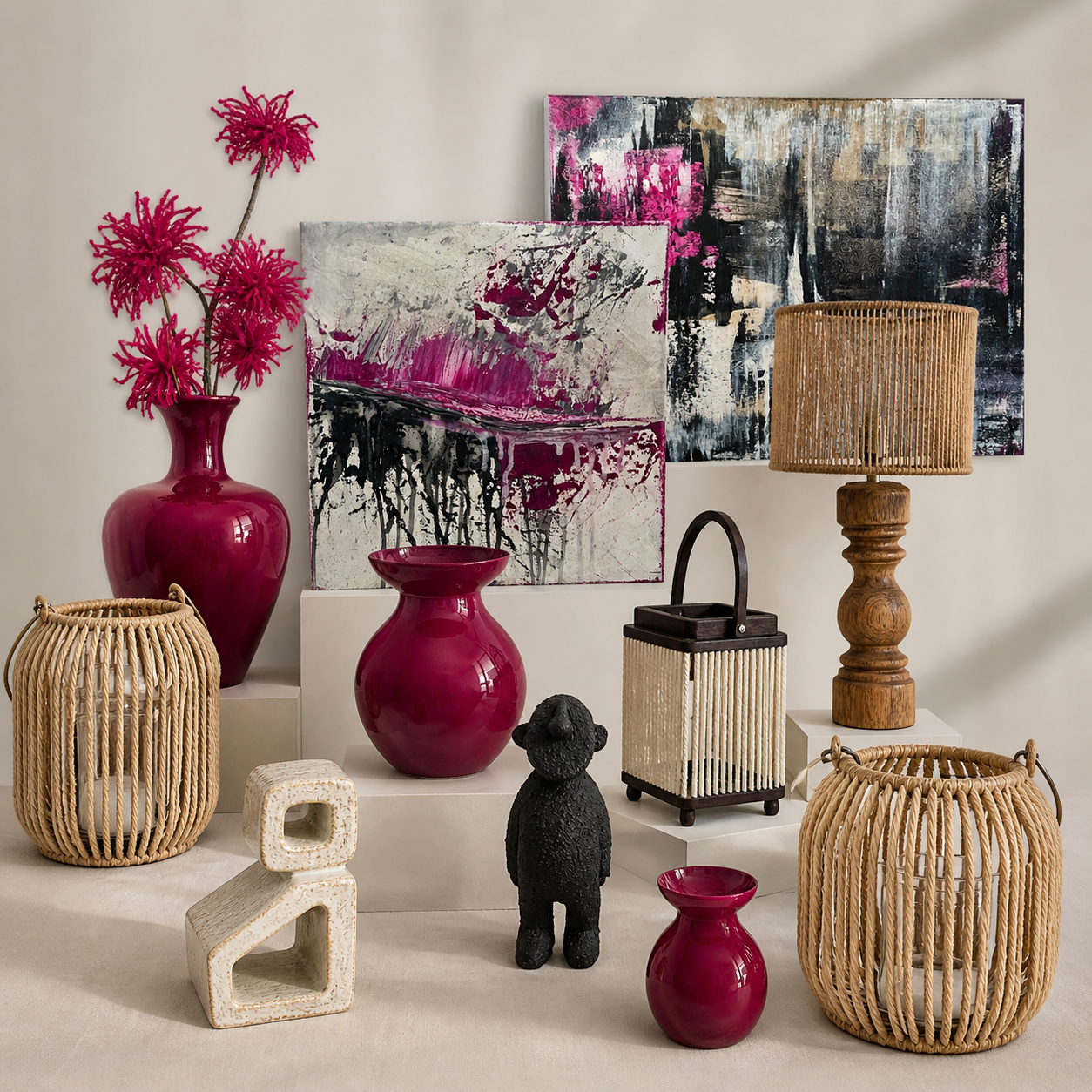 Entdecke moderne Kunst und stilvolle Dekoration bei Atelier B – handgemalte Acrylbilder, besondere Wohnaccessoires und kreative Einzelstücke für dein Zuhause