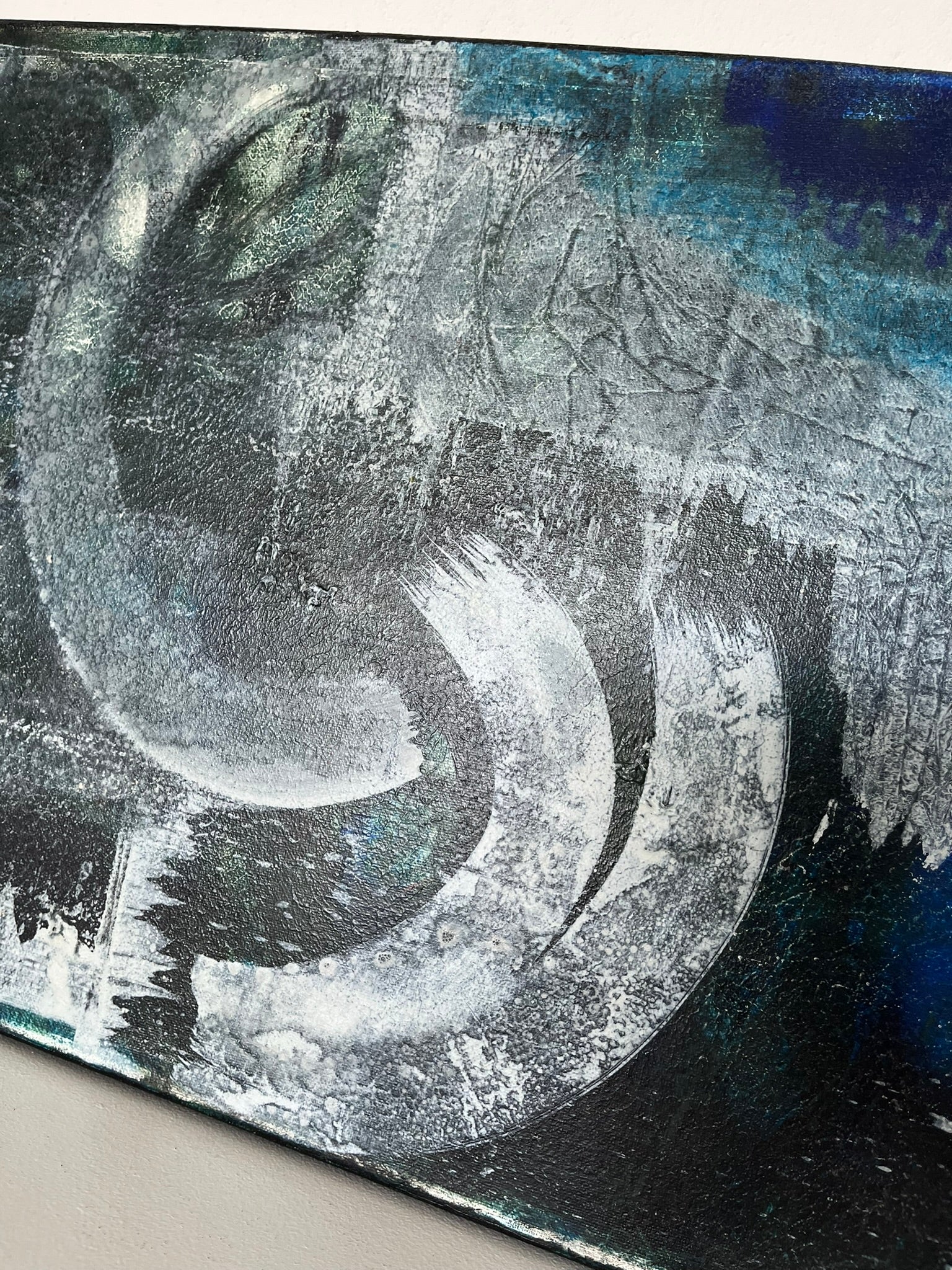 Acrylbild Blau 40/60cm auf Keilrahmen