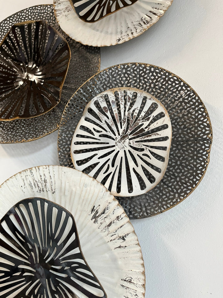 Wanddeko weiß- schwarz