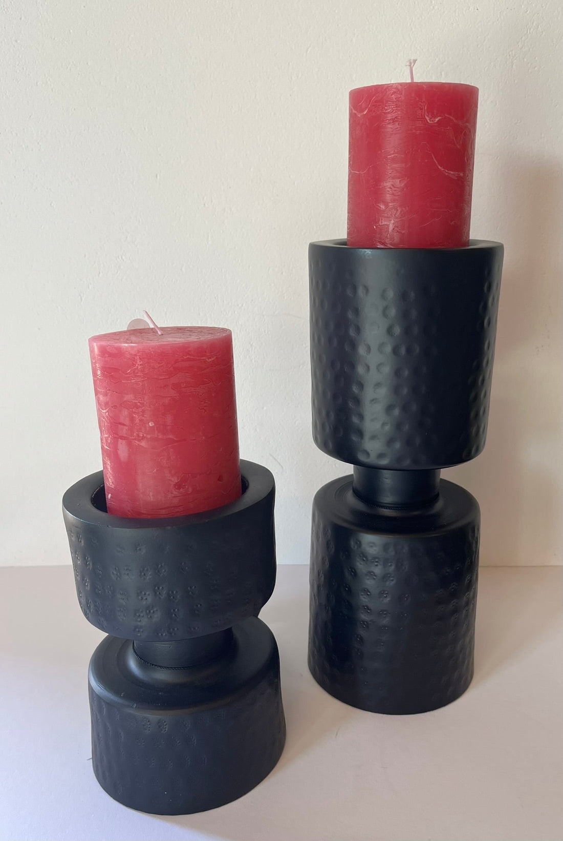 Metall-Kerzenständer 2 verschiedene Größen