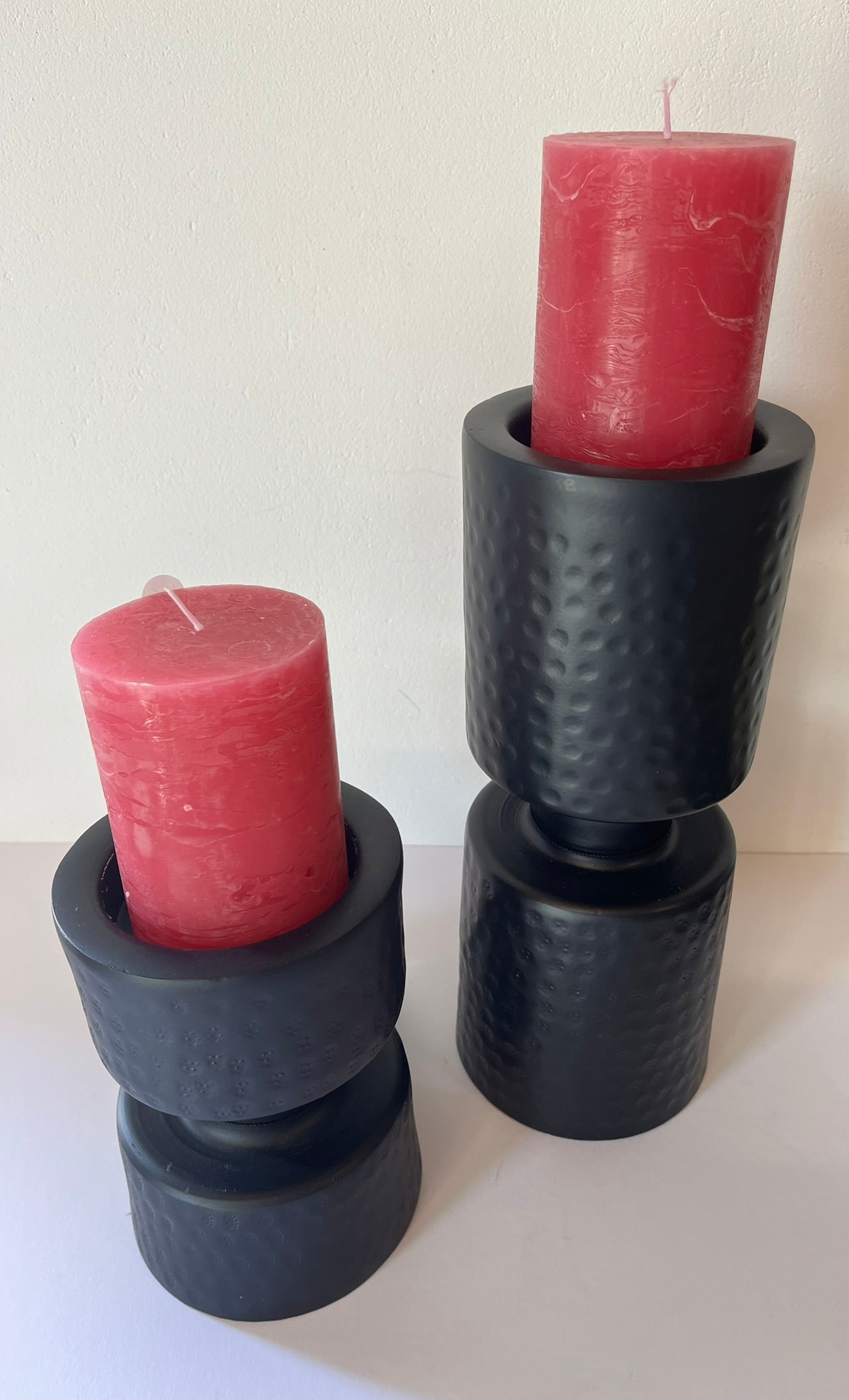 Metall-Kerzenständer 2 verschiedene Größen