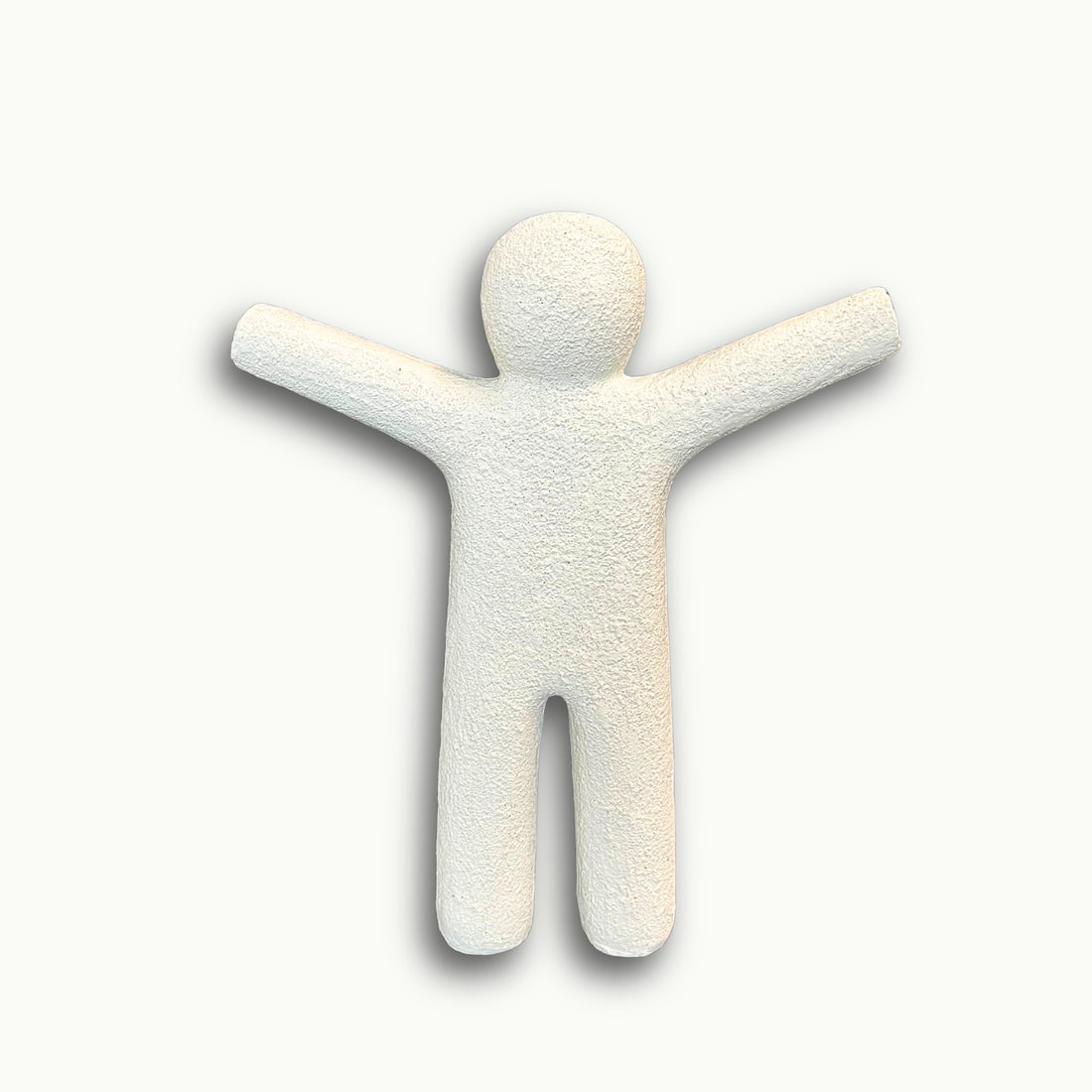 Moderne Denkfigur in groß