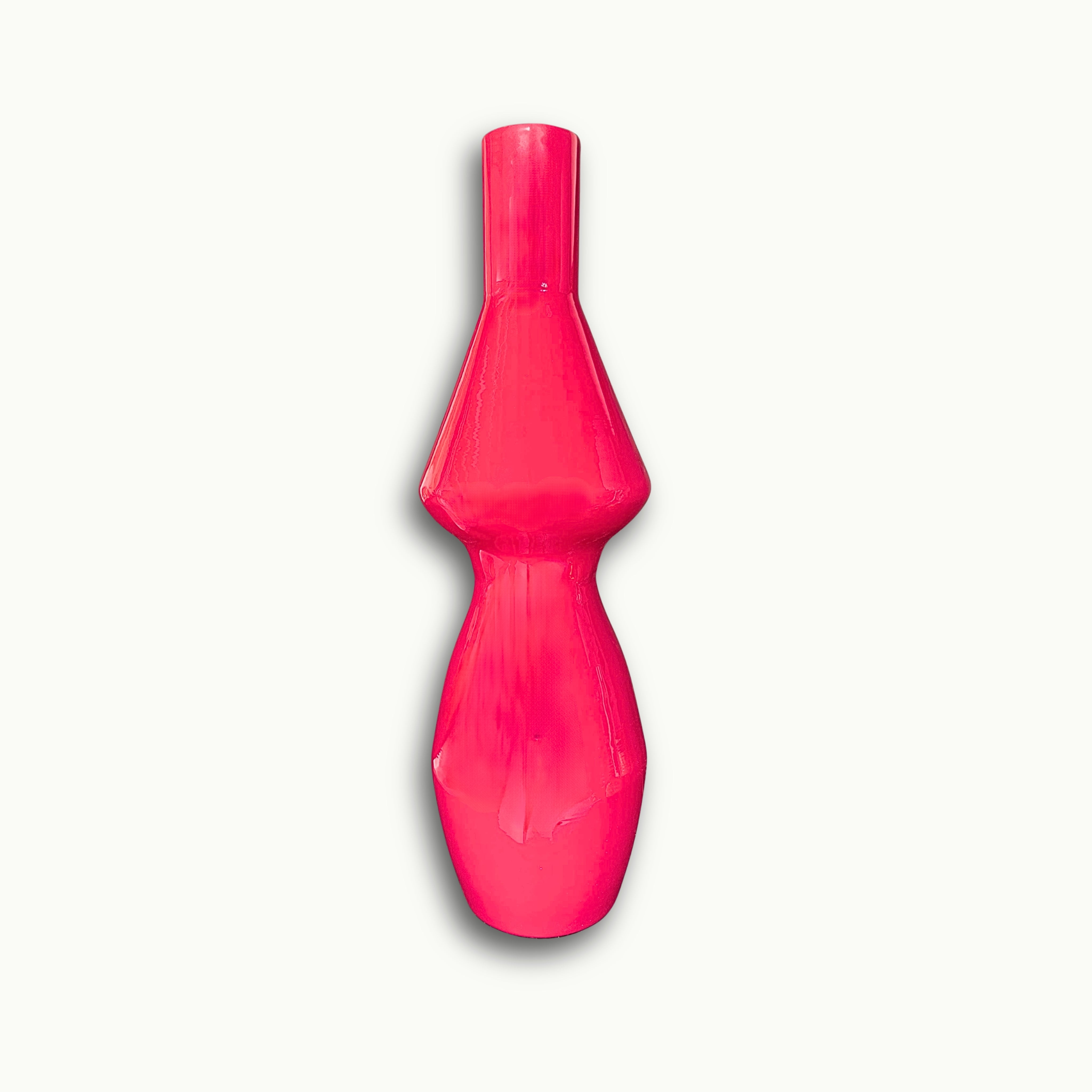 Moderne pinke Vase klein 